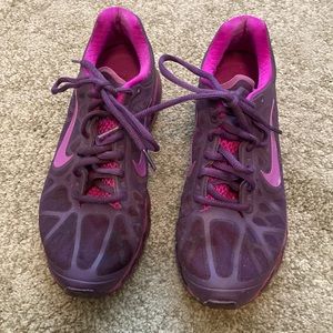 Gently Worn Women’s Size 8 Nike Air Max Purple Running Sneakers